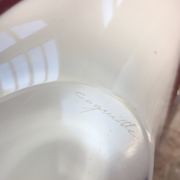 Swedish Paul Kedelv Coquille Glass Bowl, 1950’s. - Picture 6 of 7